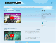 Tablet Screenshot of mroverton.com